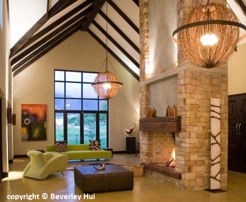 The lounge interior